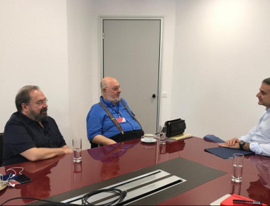 Συνάντηση Κ.Μητσοτάκη-Κ.Γεωργουσόπουλου (φωτό)